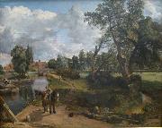 John Constable Flatford Mill or Scene on a Navigable River oil painting artist